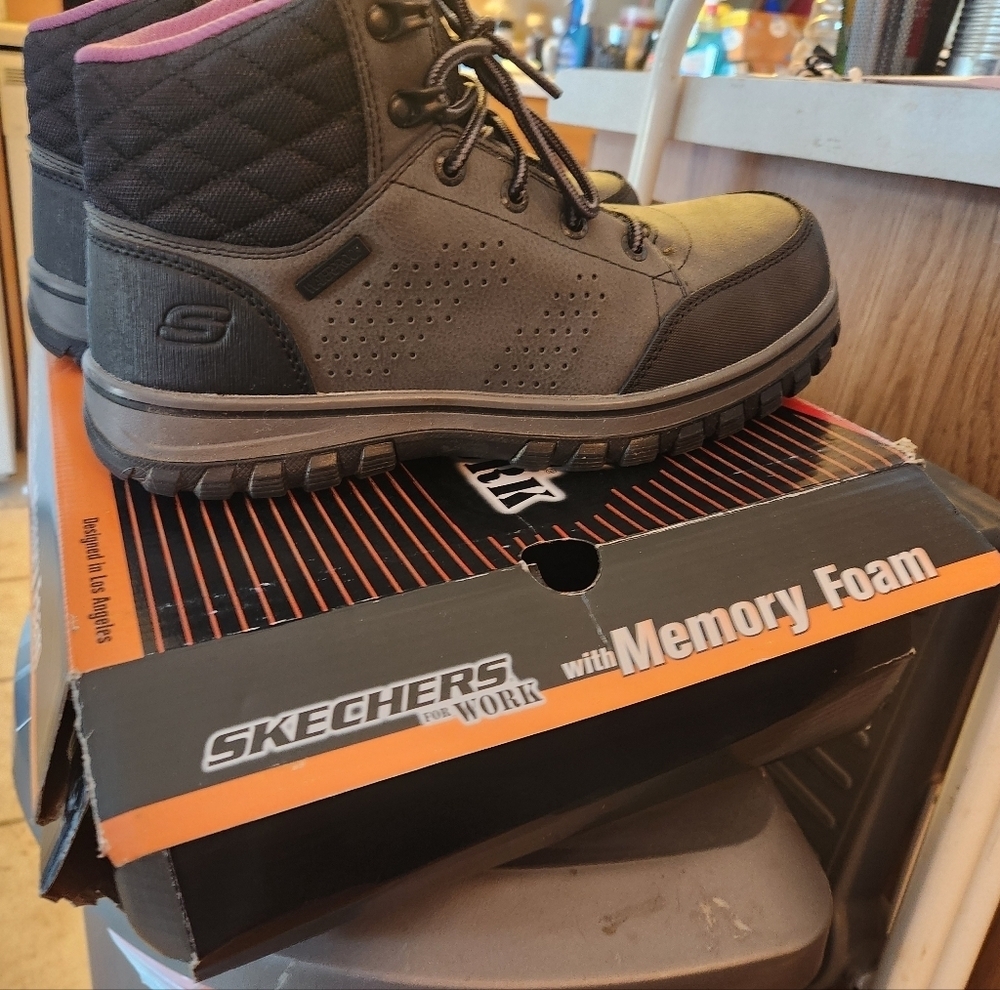 SKECHERS Mc Coll Steel Toe Boot - Picture 3 of 7